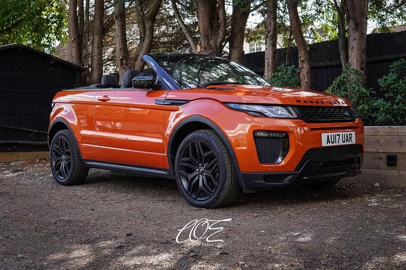 Orange Used 2017 Land Rover Range Rover evoque HSE Dynamic Cabriolet | £16,990 (Fair price) - Image 1/4