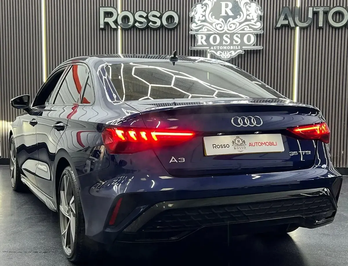Used Audi A3 S-Line 150 HP (110 kW) 2023 Blue Sedan