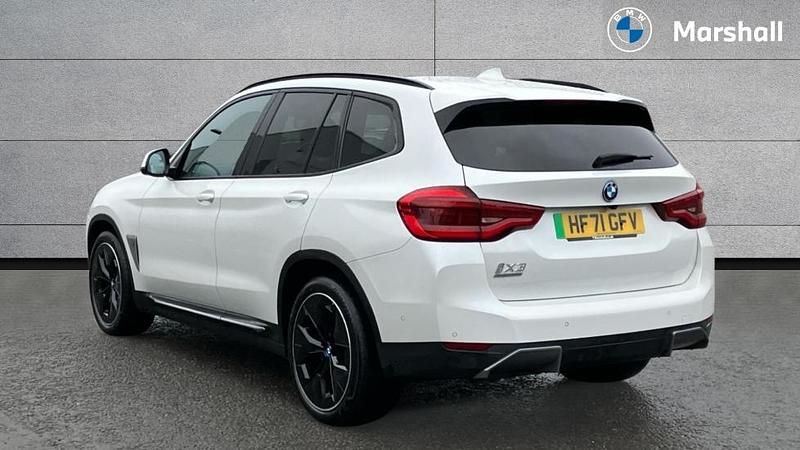 Used BMW iX3 Shadowline 210 kW (286 HP) 2021 Mineral white metallic SUV