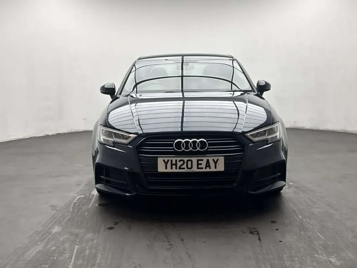 Used Audi A3 Black Edition 150 HP (110 kW) 2020 Blue Sedan