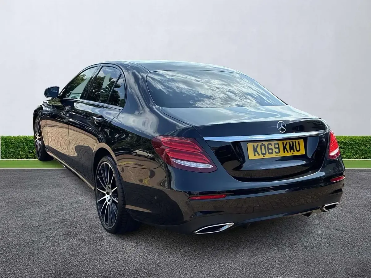 Used Mercedes E220 AMG line 2020 Black Sedan