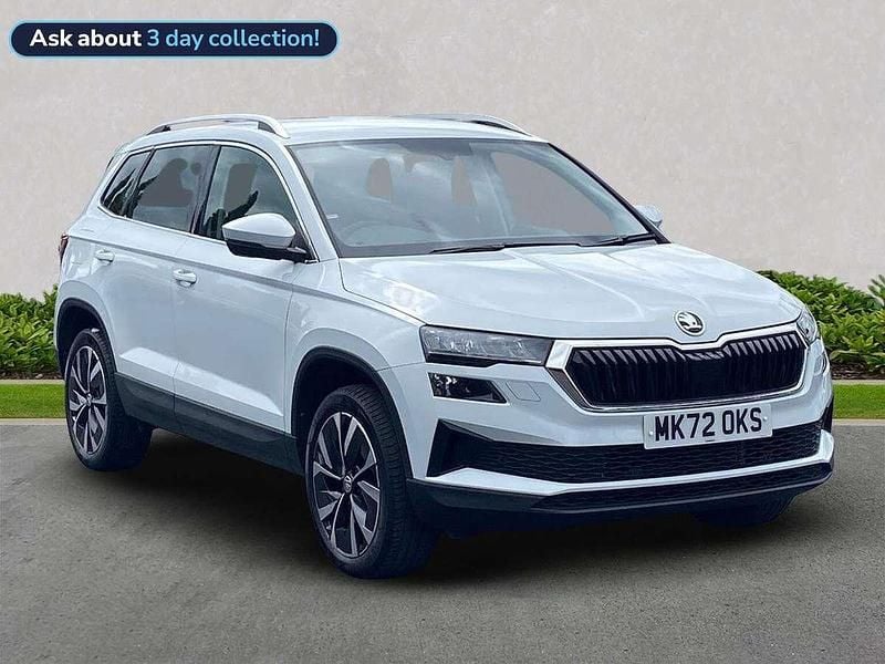 White Used 2022 Skoda Karoq SE L SUV | £20,698 (Fair price) - Image 1/4