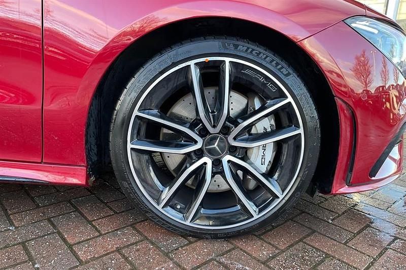 Used Mercedes CLA35 AMG Premium 306 HP (225 kW) 2022 Patagonia red Sedan