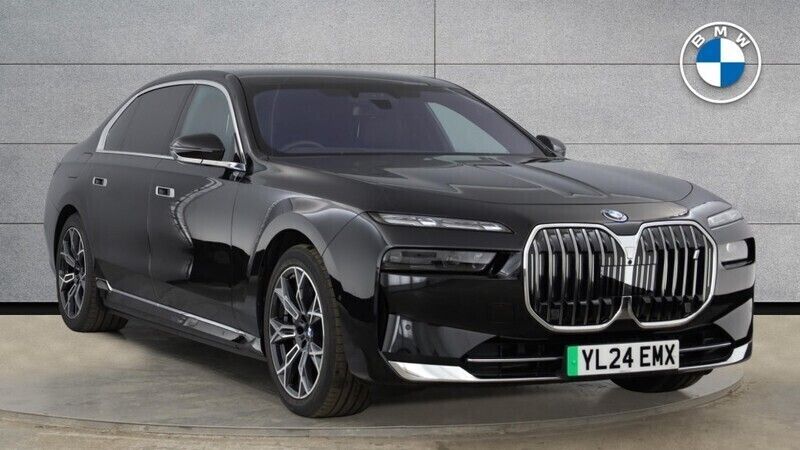 Black Used 2024 BMW i7 Comfort Edition Sedan | £73,999 (Good price) - Image 1/4