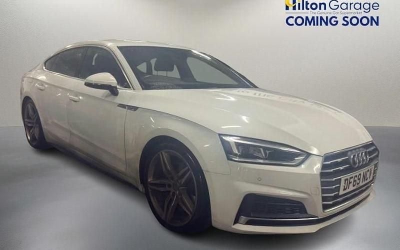 White Used 2019 Audi A5 Sportback S-Line Hatchback | £17,750 (Good price) - Image 1/1