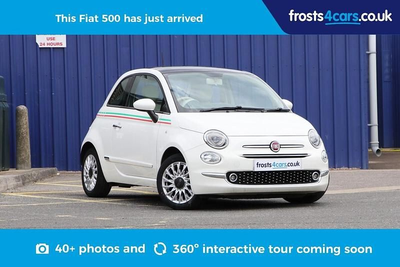White Used 2016 Fiat 500 Lounge Hatchback | £6,295 (Fair price) - Image 1/4