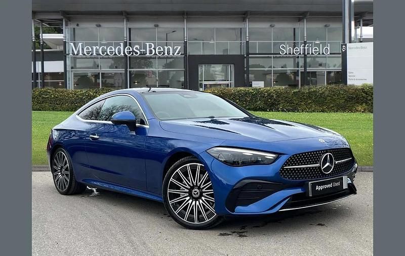 Used Mercedes CLE300 AMG Line Premium Plus 254 HP (186 kW) 2025 Blue Coupe