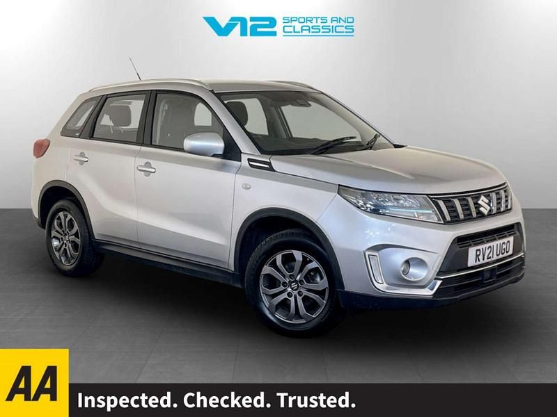 Silver Used 2021 Suzuki Vitara SZ4 SUV | £9,995 (Good price) - Image 1/2