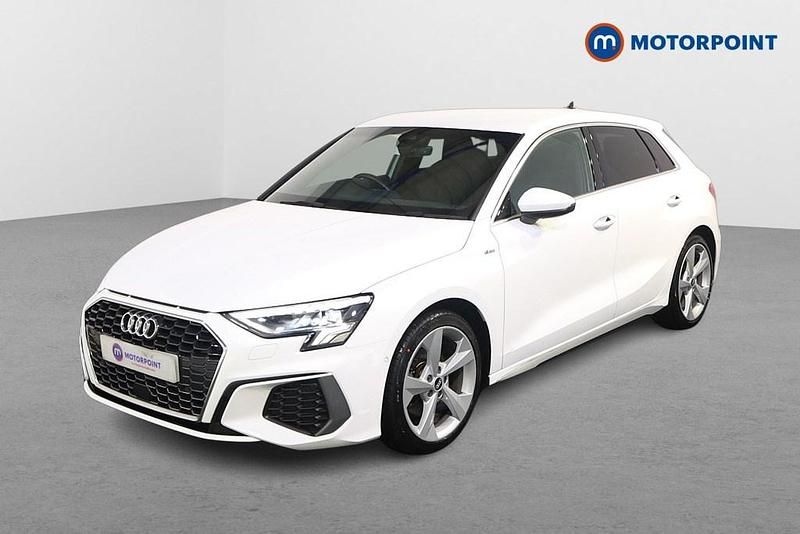 Used Audi A3 S-Line 2021 White Sedan