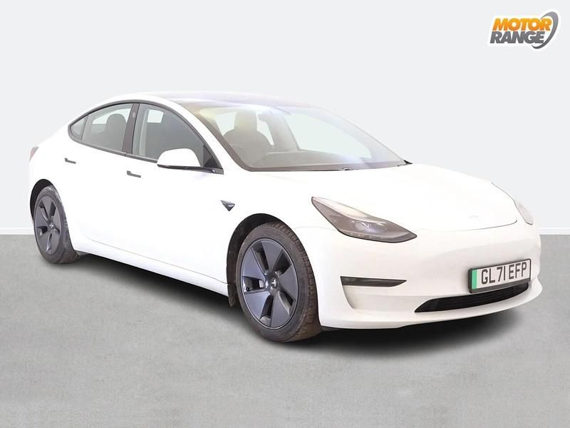 White Used 2021 Tesla Model 3 Long Range Sedan | £18,895 (Fair price) - Image 1/4