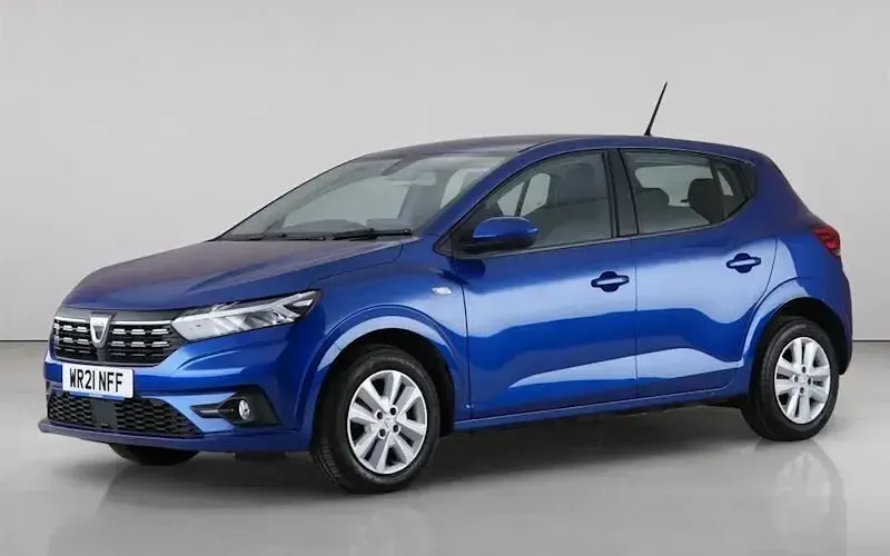 Used Dacia Sandero Comfort 101 HP (74 kW) 2021 Blue Hatchback