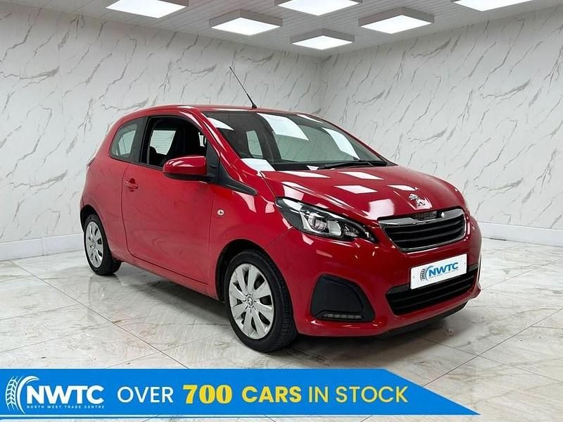 Red Used 2017 Peugeot 108 Active Hatchback | £2,595 (Good price) - Image 1/4