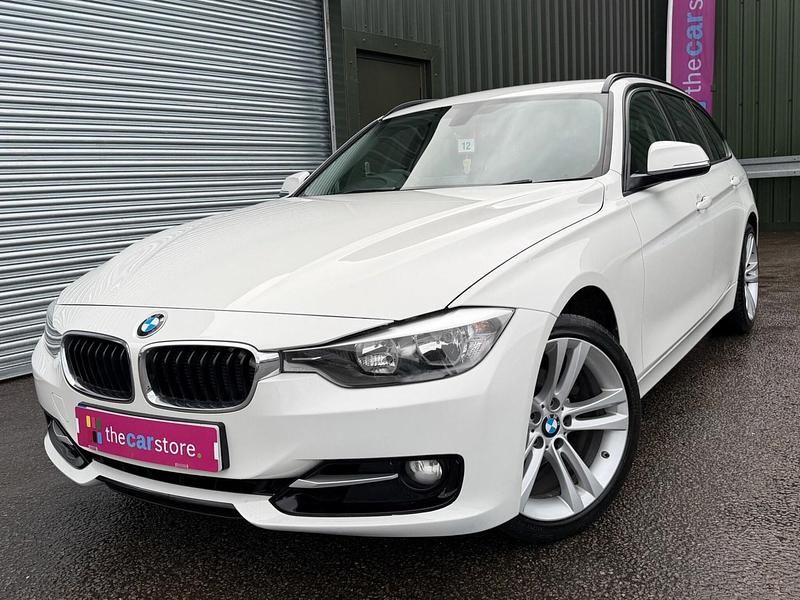 White Used 2015 BMW 320 Sport Line Estate | £7,795 (Fair price) - Image 1/4
