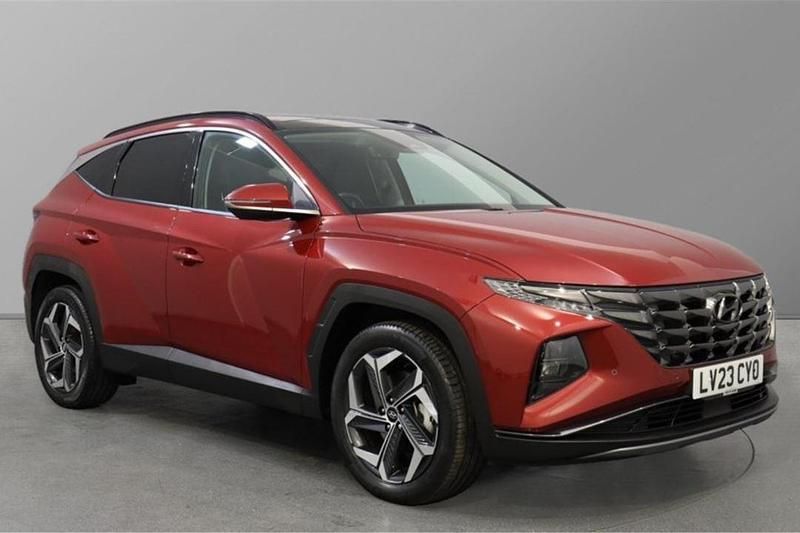 Red Used 2023 Hyundai Tucson Ultimate SUV | £27,851 (A bit pricey) - Image 1/4