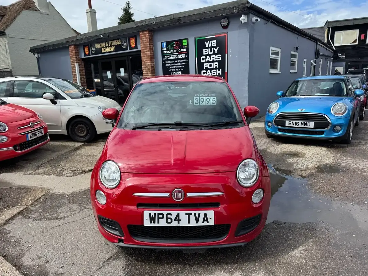 Used Fiat 500 S 69 HP (50 kW) 2014 Red Hatchback