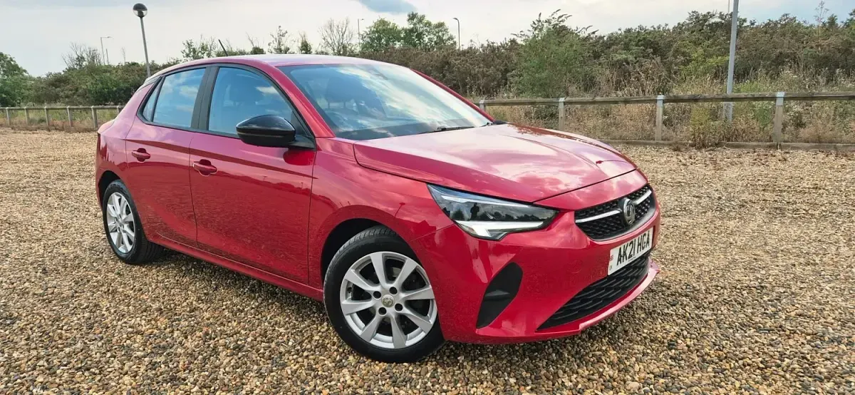 Used Vauxhall Corsa 75 HP (55 kW) 2021 Red Hatchback