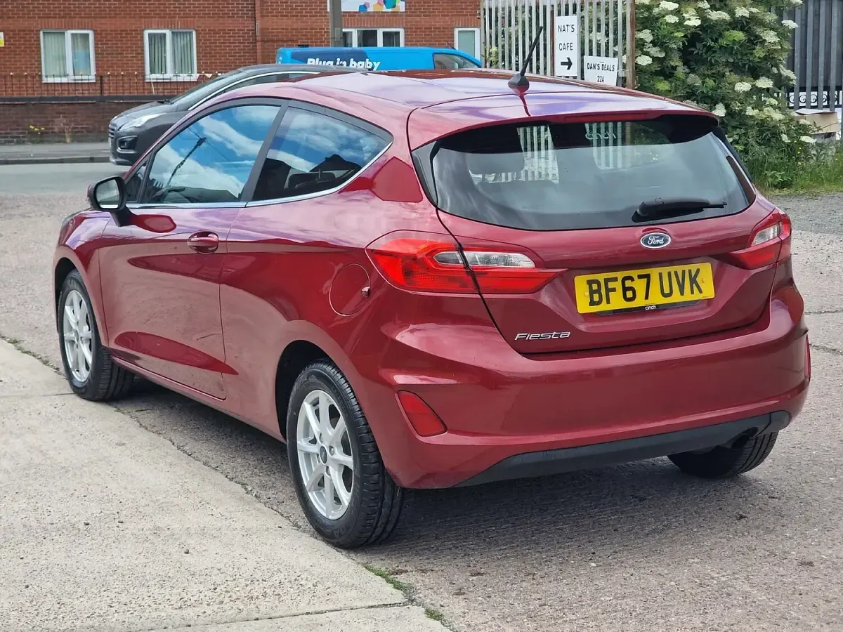 Used Ford Fiesta Zetec 2017 Red Hatchback