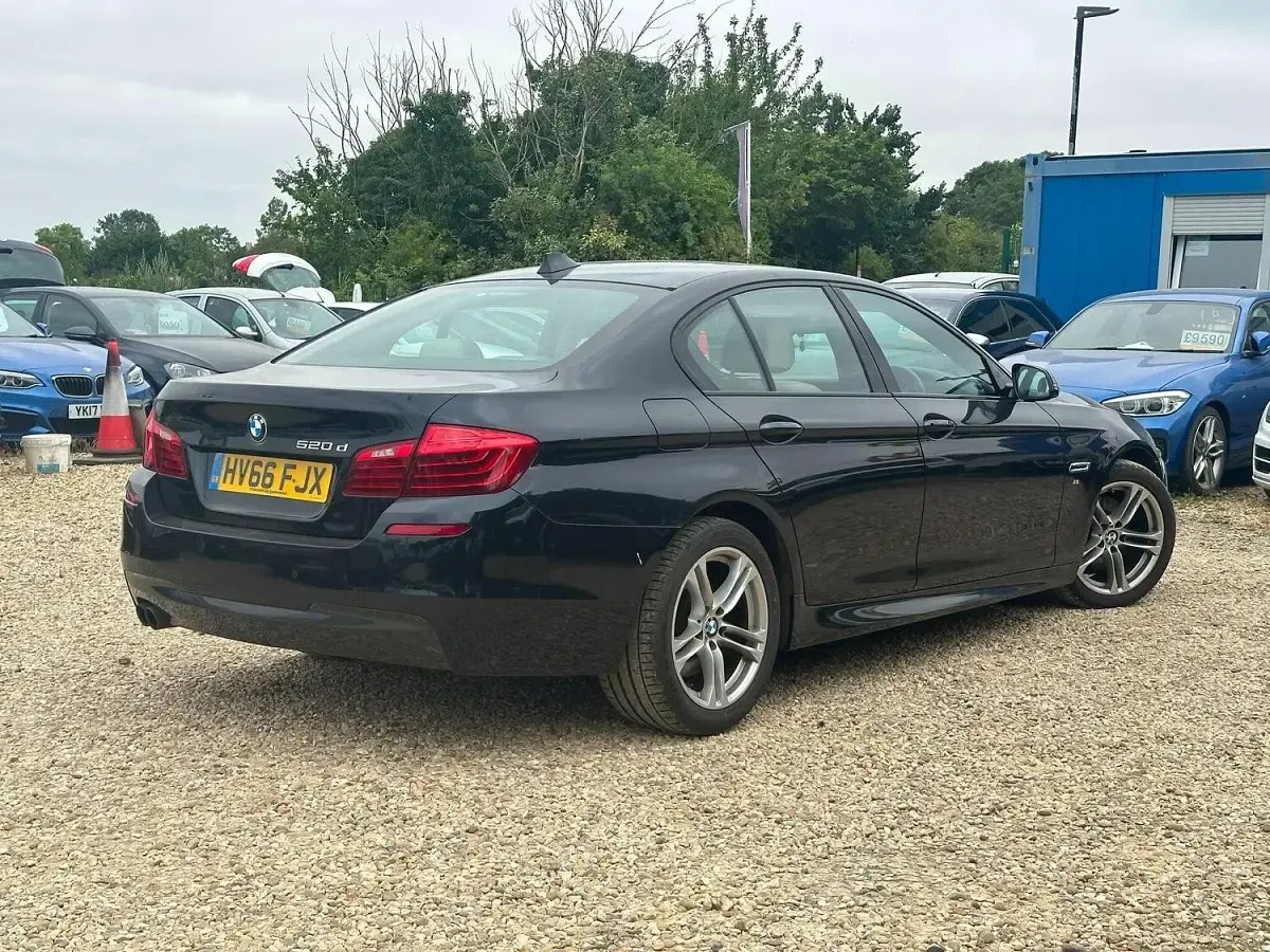 Used BMW 520 M Sport 2016 Black Sedan