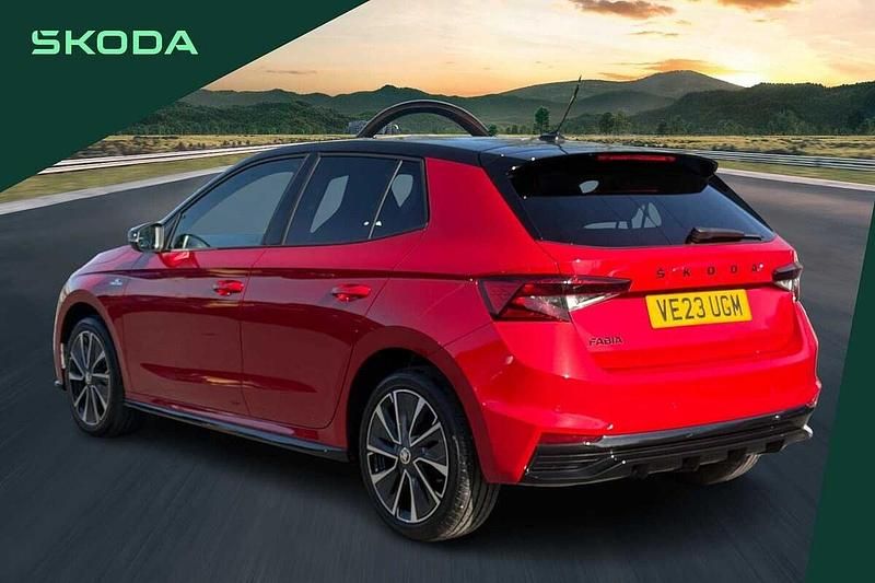 Used Skoda 110 R Monte Carlo 81 HP (59 kW) 2023 Velvet red metallic body / black magic pearl effect roof Hatchback