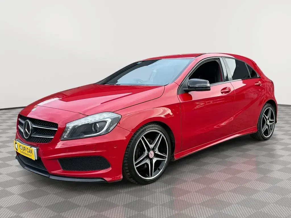 Used Mercedes A200 AMG 136 HP (100 kW) 2014 Red Hatchback