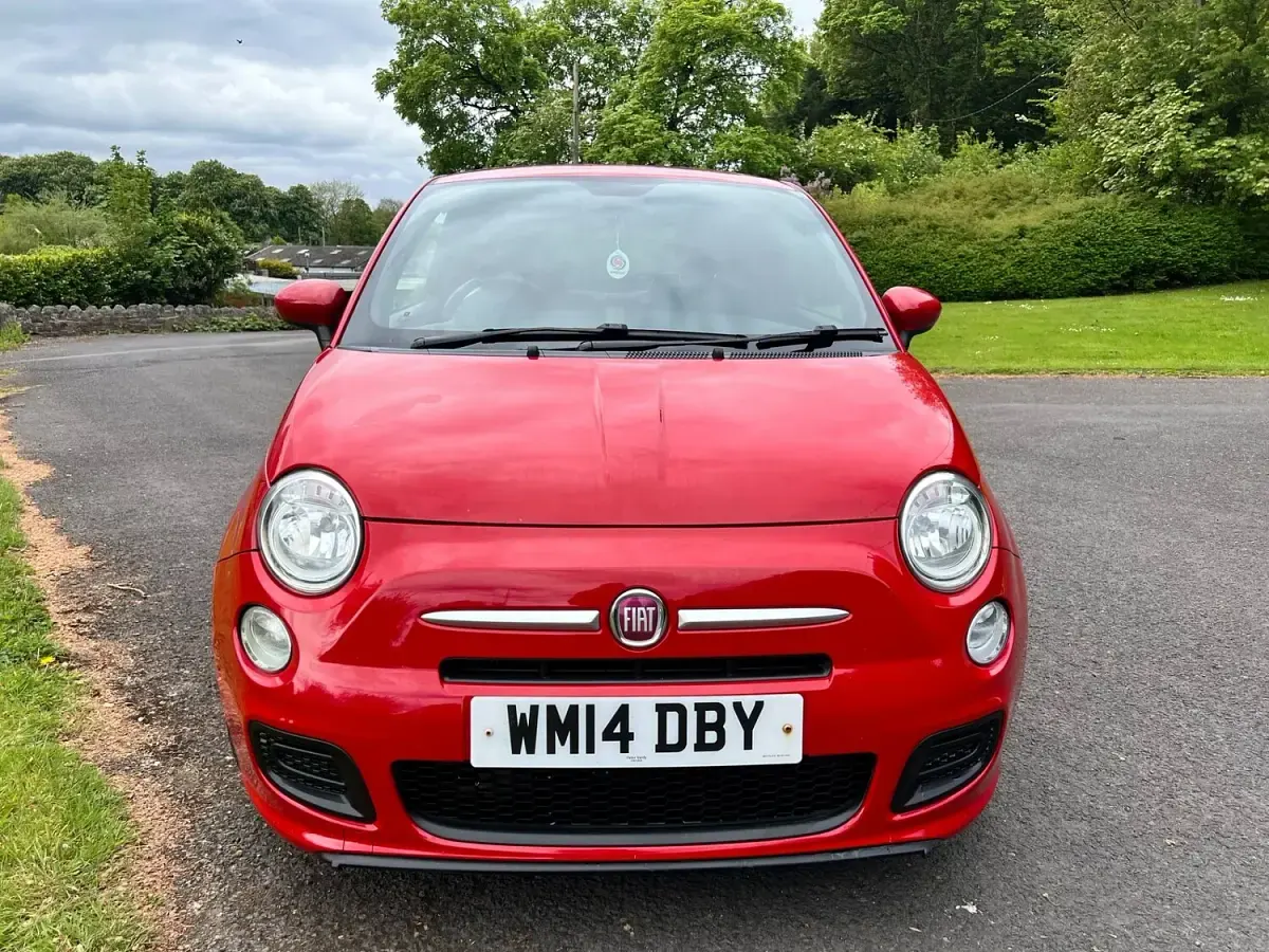 Used Fiat 500 S 69 HP (50 kW) 2014 Red Hatchback