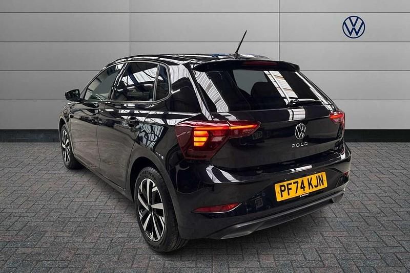 Used VW Polo Match 95 HP (69 kW) 2025 Black Hatchback