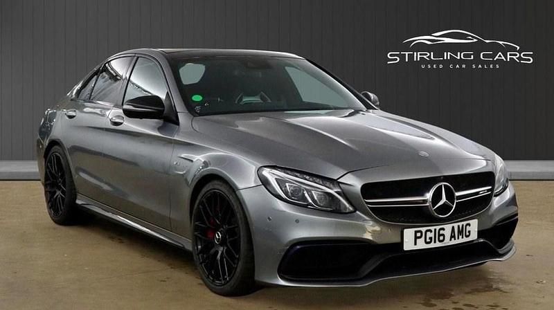 Silver Used 2016 Mercedes C63S AMG Premium Sedan | £31,989 (Fair price) - Image 1/3