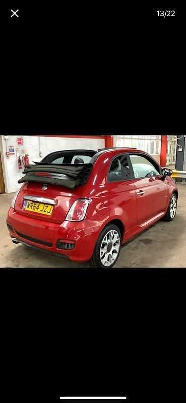 Used Fiat 500 S 69 HP (50 kW) 2014 Red Cabriolet
