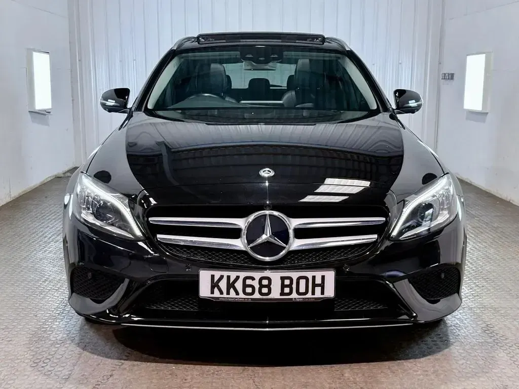 Used Mercedes C220 Premium Plus 2019 Black Estate