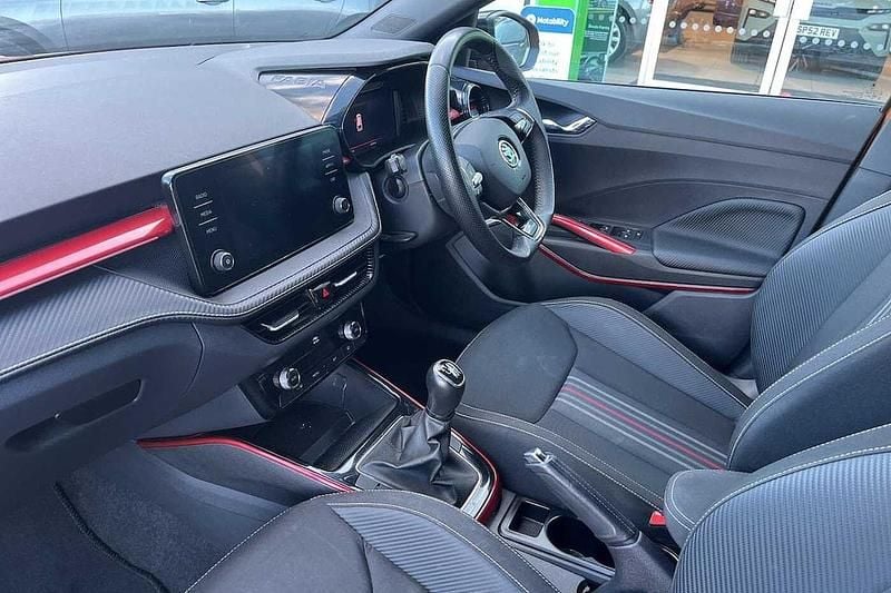 Used Skoda 110 R Monte Carlo 81 HP (59 kW) 2024 Phoenix orange metallic body / black magic pearl effect roof Hatchback