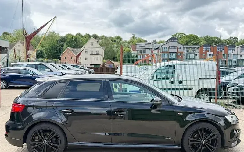 Used Audi A3 Sportback S-Line 150 HP (110 kW) 2019 Black Hatchback