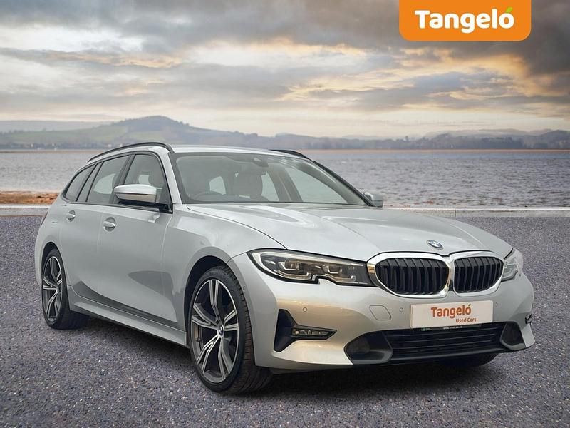 Silver Used 2021 BMW 318 Sport Line Estate | £18,895 (Fair price) - Image 1/4