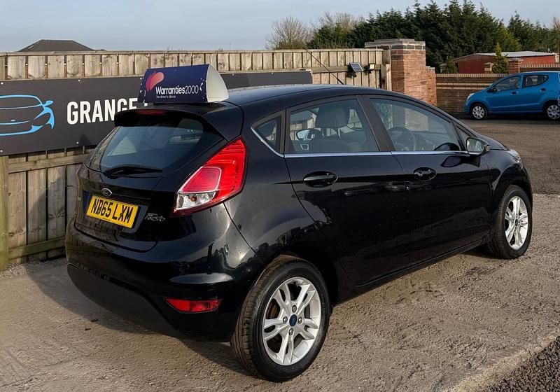 Used Ford Fiesta Zetec 2015 Black Hatchback