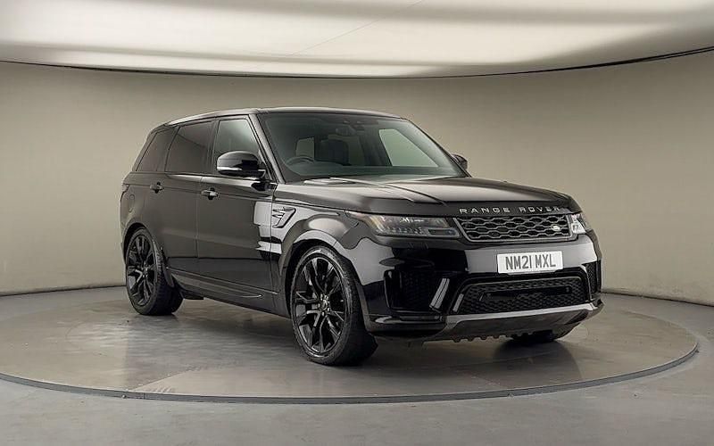 Santorini black Used 2021 Land Rover Range Rover Sport HSE SUV | £36,350 (Fair price) - Image 1/4