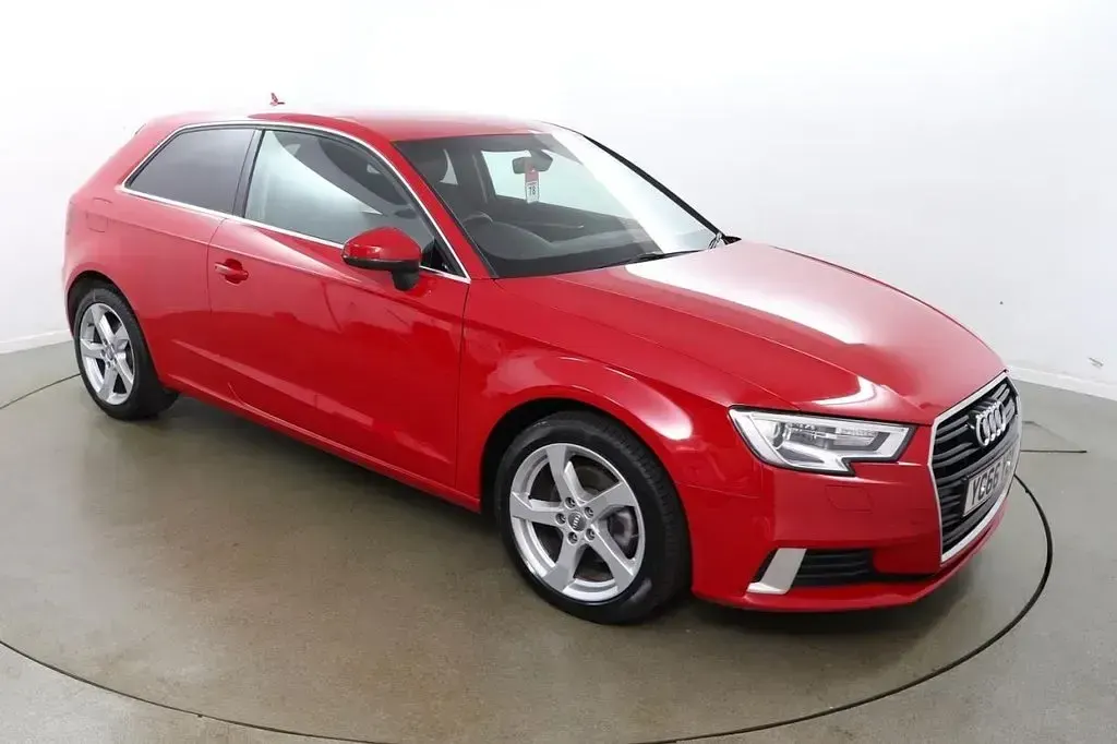Used Audi A3 Sport 110 HP (80 kW) 2016 Red Hatchback