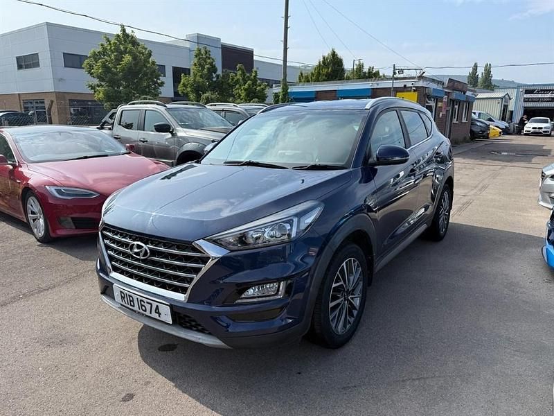 Used Hyundai Tucson Premium 115 HP (84 kW) 2019 Blue SUV
