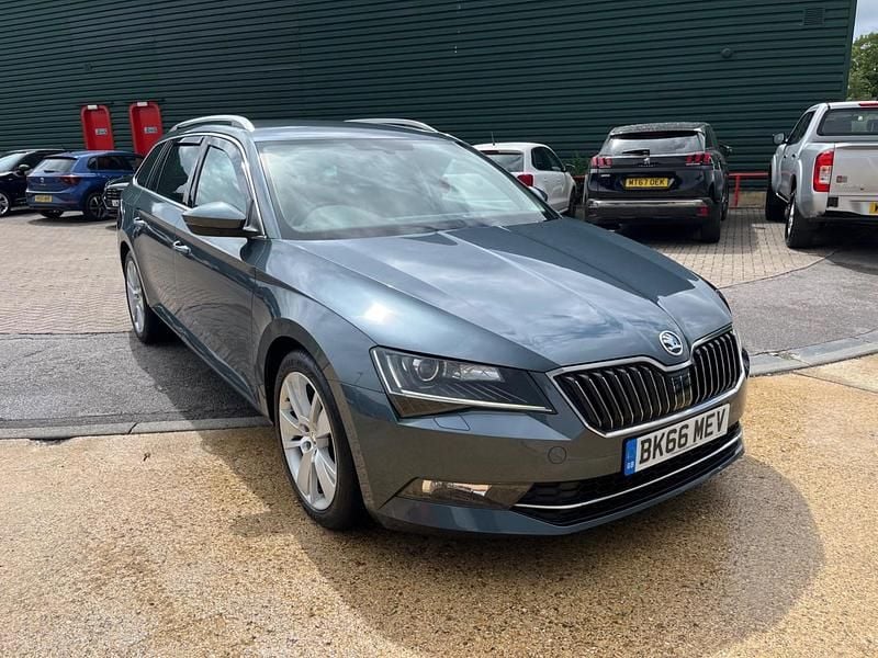 Grey Used 2016 Skoda Superb SE L Executive Estate | £12,490 (Fair price) - Image 1/2