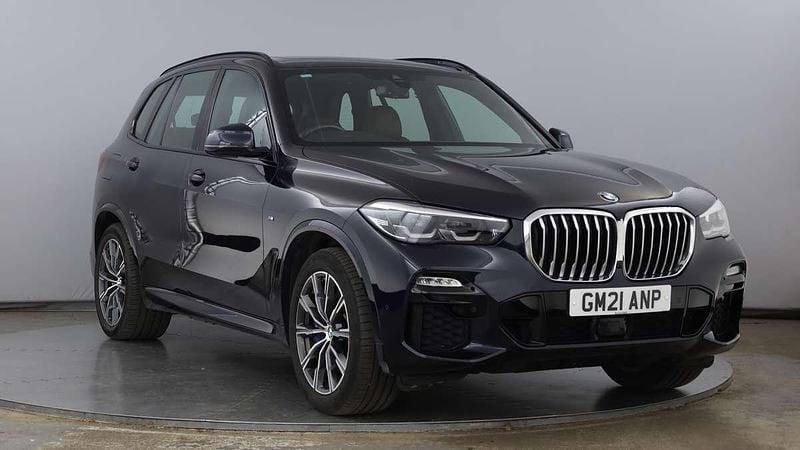 Black Used 2021 BMW X5 M Sport SUV | £42,062 (Good price) - Image 1/4