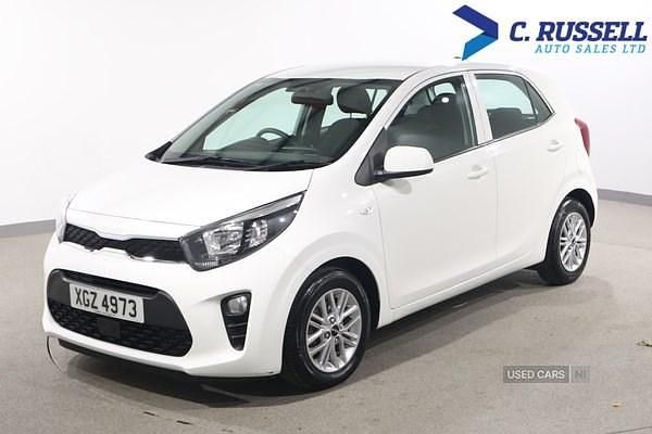 White Used 2022 Kia Picanto Hatchback | £9,995 (Good price) - Image 1/4
