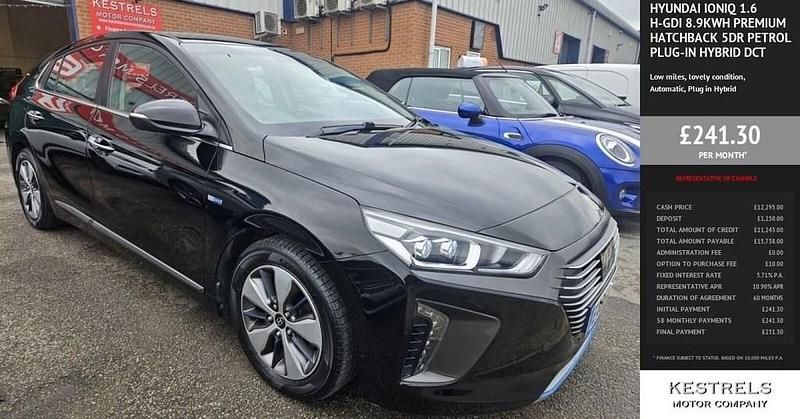 Used Hyundai Ioniq Premium 2018 Black Hatchback