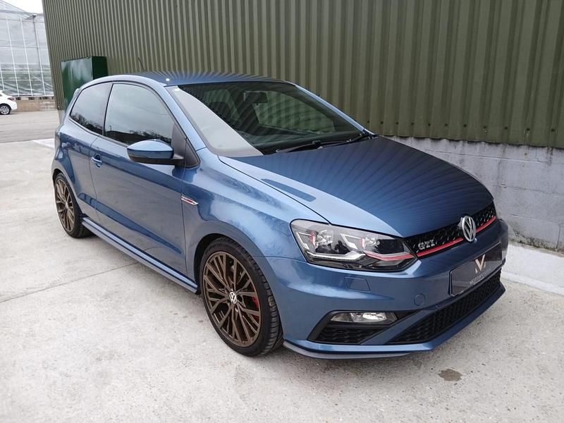 Used VW Polo GTI 189 HP (139 kW) 2015 Blue Hatchback
