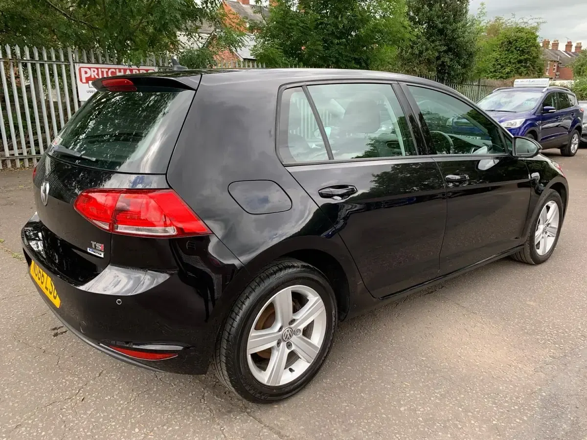 Used VW Golf VII Edition 125 HP (91 kW) 2016 Black Hatchback