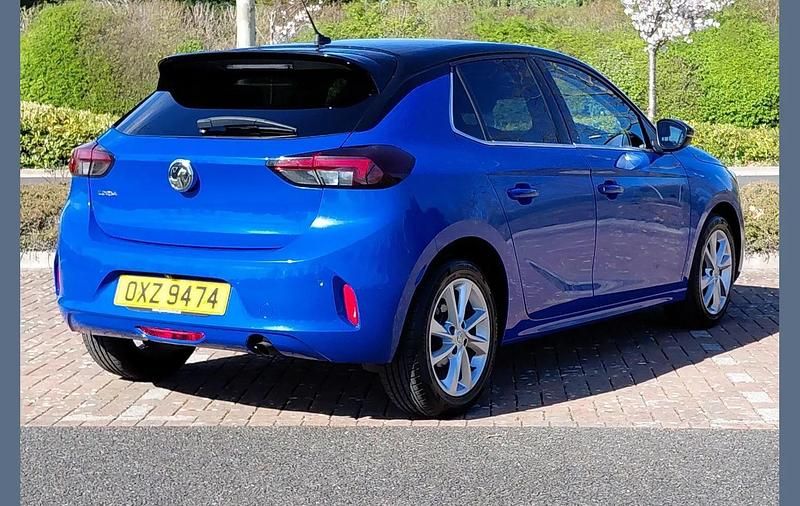 Used Vauxhall Corsa Elite 100 HP (73 kW) 2021 Blue Hatchback