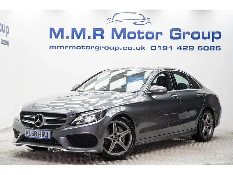 Used Mercedes C200 AMG line 2019 Grey Sedan
