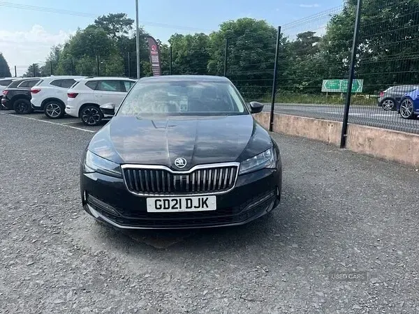 Used Skoda Superb SE 150 HP (110 kW) 2021 Black Hatchback