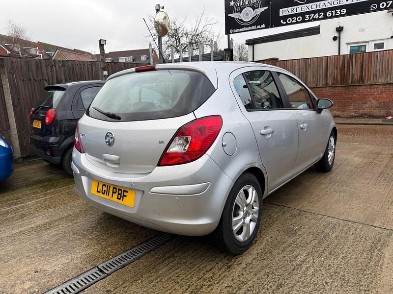 Used Vauxhall Corsa 99 HP (72 kW) 2011 Silver Hatchback