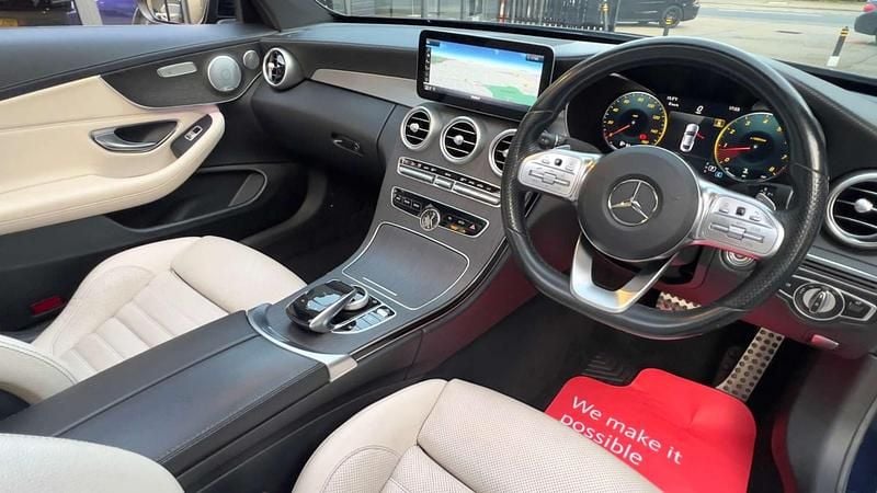Used Mercedes C300 AMG Line Premium Plus 2018 Blue Coupe