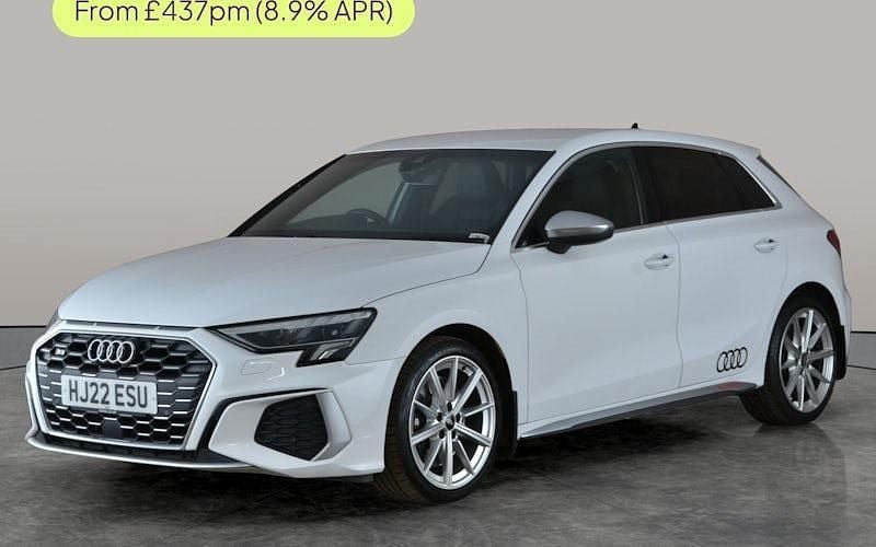 Used Audi S3 Sportback Advanced 310 HP (228 kW) 2022 White Hatchback