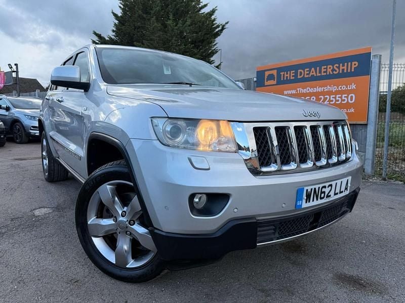 Silver Used 2012 Jeep Grand Cherokee Overland SUV | £5,990 - Image 1/3