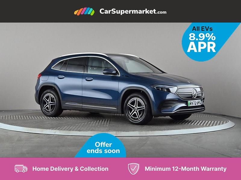 Blue Used 2022 Mercedes EQA250+ AMG line SUV | £22,897 (Fair price) - Image 1/3